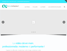 Tablet Screenshot of lefilmdentreprise.com